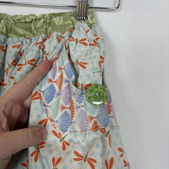 My Amia Kids Patchwork Multi Patterned Skirt Size: 4T - Picture 5 of 7